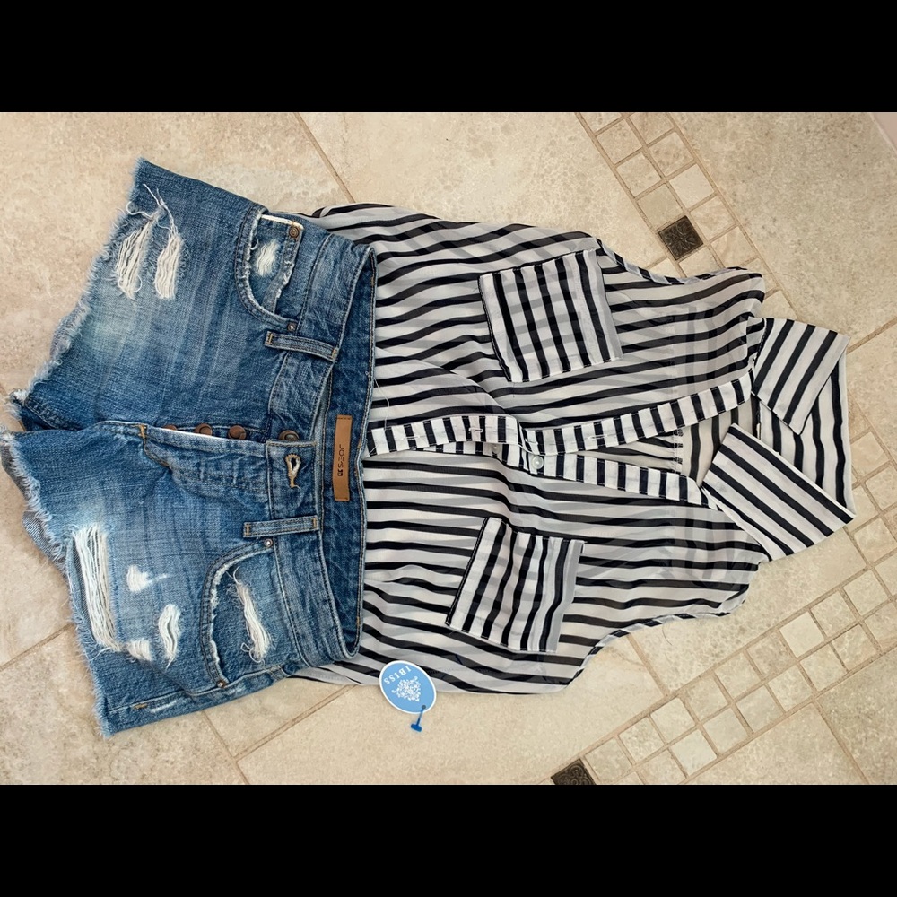 Joe’s Jeans Coachella Cut Off Shorts XS 24